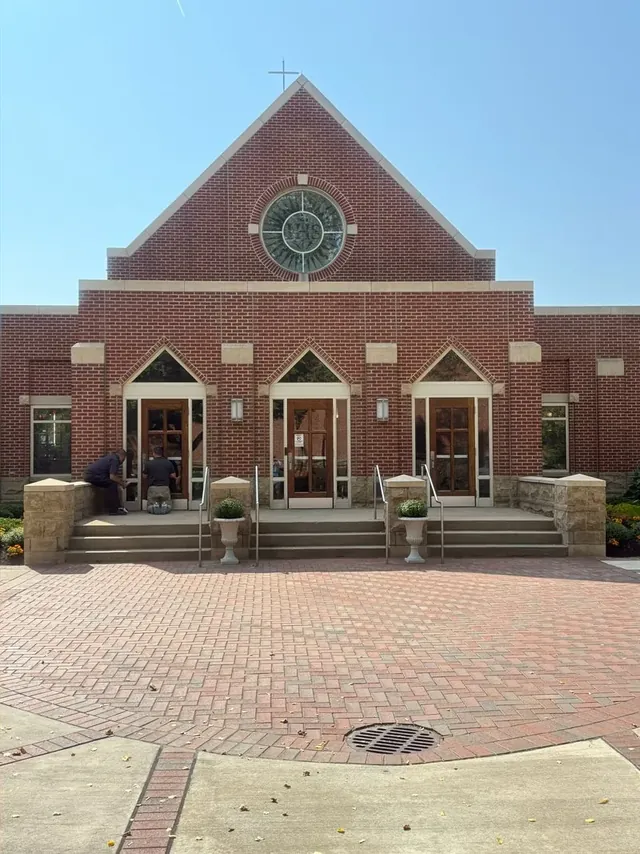 St. Mary's Chapel at St. Ignatius High School in Cleveland, Ohio, after cleaning by Patty's Pressure Washing